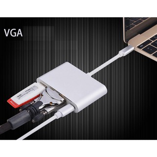 Cáp Chuyển Đổi Type C Sang VGA, USB3.0, Type C