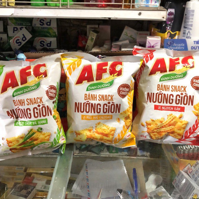 TTe Bánh Snack Nướng Giòn AFC không chiên Gói 45g 6