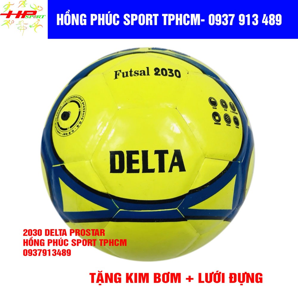 [SALE SỐC] Quả bóng đá futsal 2030 Delta Vàng ProStar sân cỏ nhân tạo chính hãng