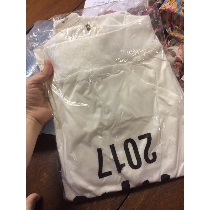 áo gió trắng 2 lớp