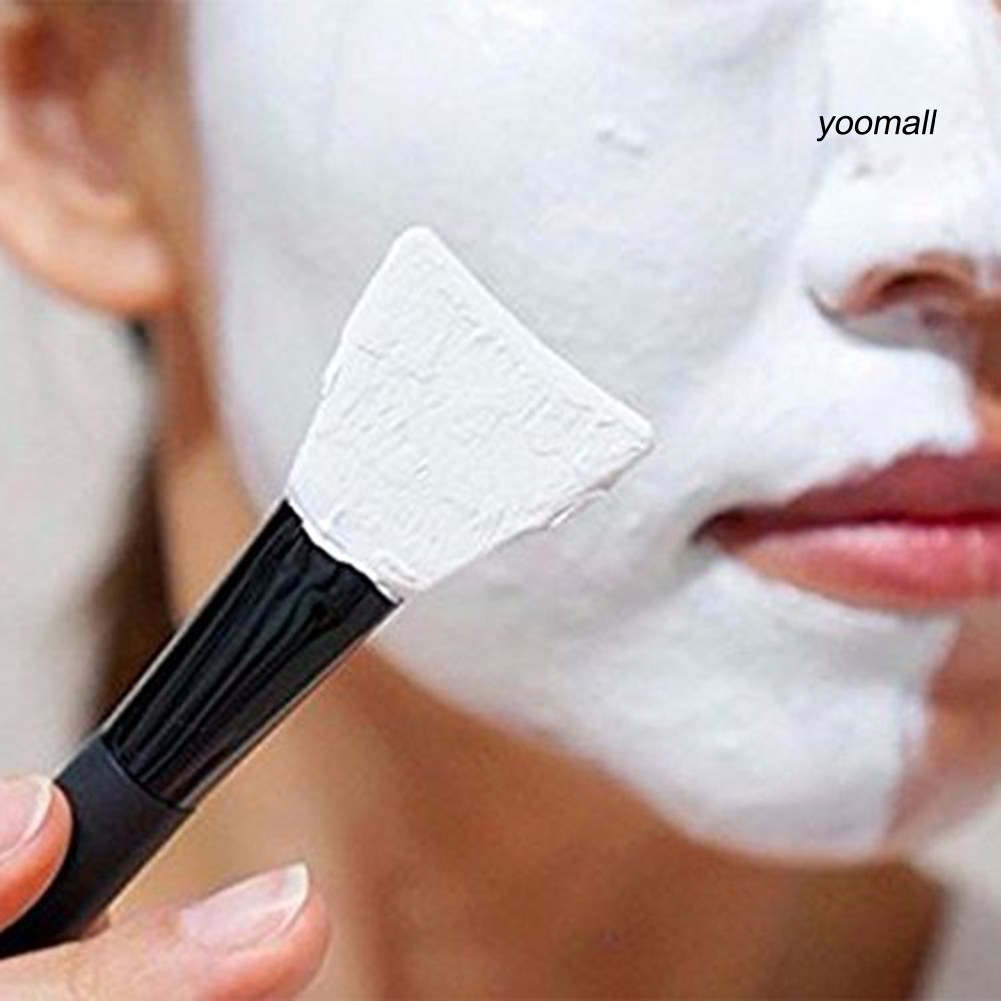 [Hàng mới về] Cọ đắp mặt nạ bằng silicon dạng phẳng thân thiện với làn da chăm sóc hiệu quả