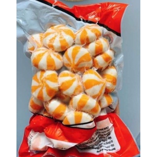 RẺ NHẤT SHOPEE Viên thả lẩu, Bánh bao trứng nhím cam nhân trứng cá hồi Phú Mark 500g