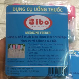 Ống bón sữa cho bé BIBO (6 ống/ vỉ)