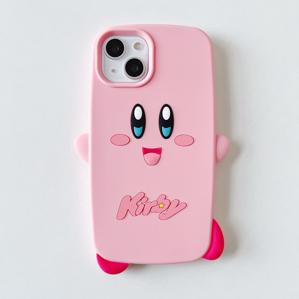Ốp Điện Thoại Silicon Mềm In Hình Ngôi Sao kirby Cho Iphone 13 pro max 12 pro max 11 pro max xs max xr x