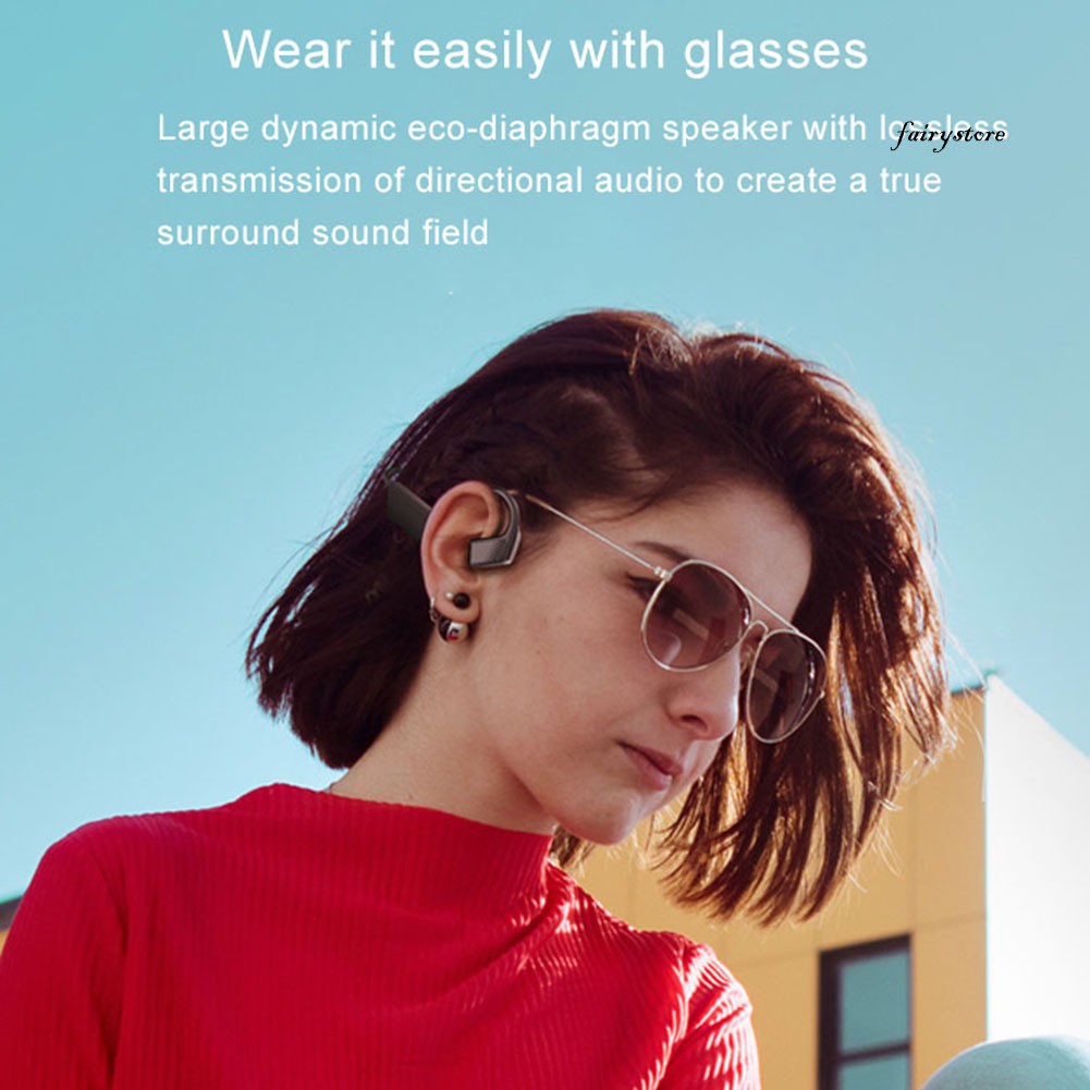 Tai Nghe Bluetooth 5.0 Fs + K08 Truyền Âm Qua Xương