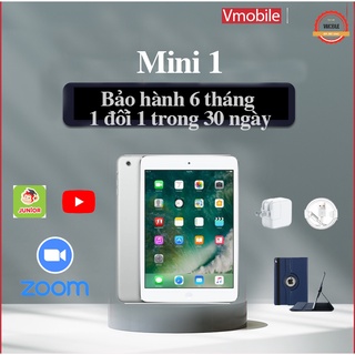 Máy tính bảng nhỏ thế hệ 1 thương hiệu quả táo nhỏ gọn linh hoạt màn hình 7.9 inch nhỏ gọn BH12 tháng kèm củ cáp bao da