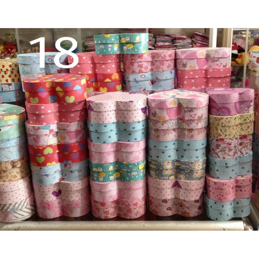 Hộp đựng quà hình tim đủ size : 15-20-25-35-40-50k