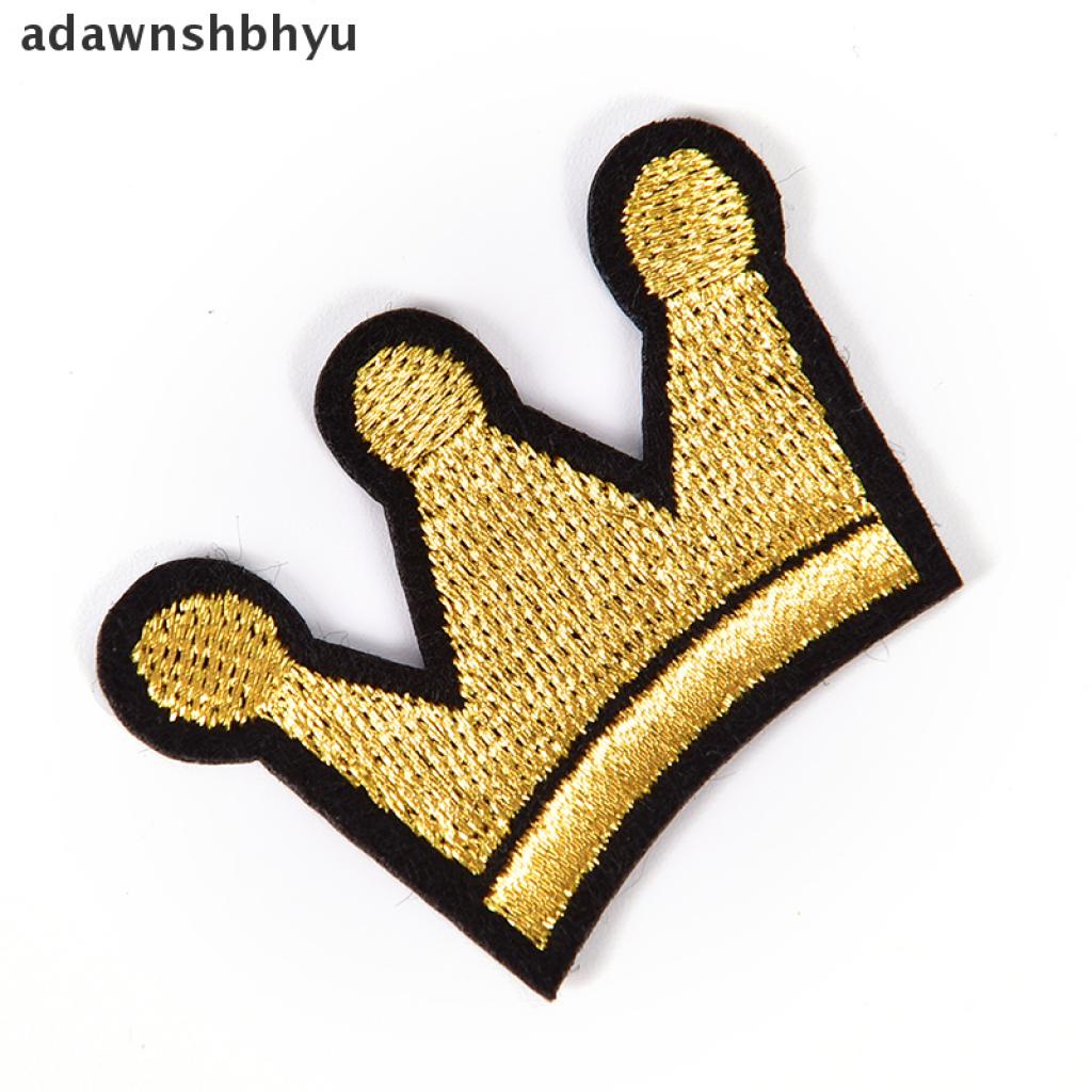 Sticker Ủi Thêu Hình Vương Miện Độc Đáo