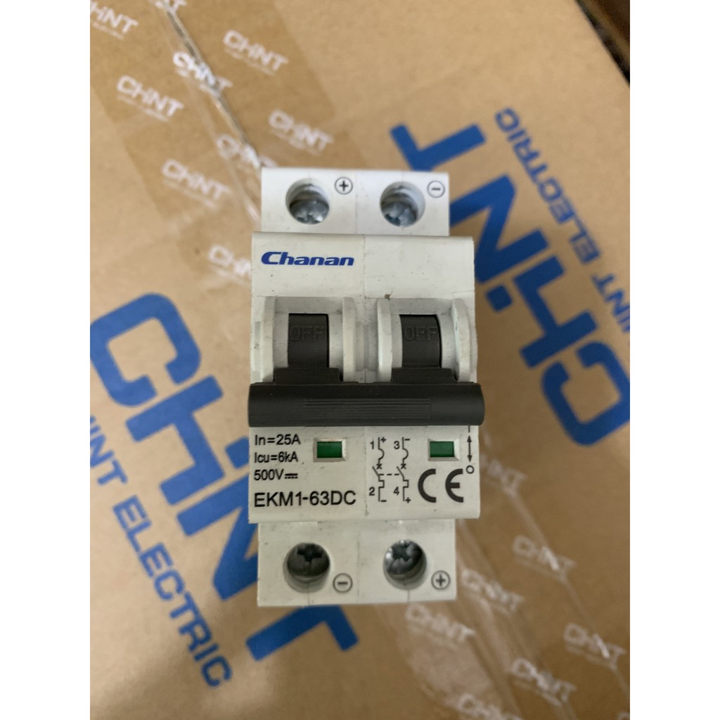 Atomat cài MCB EKM1 63S 2C