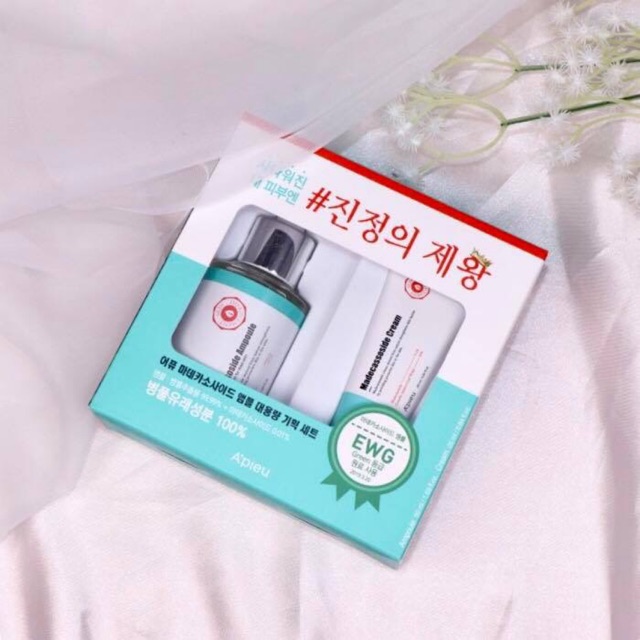 Sét Dưỡng Chiết Xuất Rau Má Dịu Da Giảm Mụn➖A’Pieu Madecassoside Ampoule