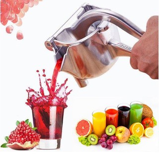 Máy ép trái cây hoa quả bằng tay làm nước rau củ cầm tay đa năng bằng inox mini nhỏ gọn tiện dụng [Hàng chuẩn ]