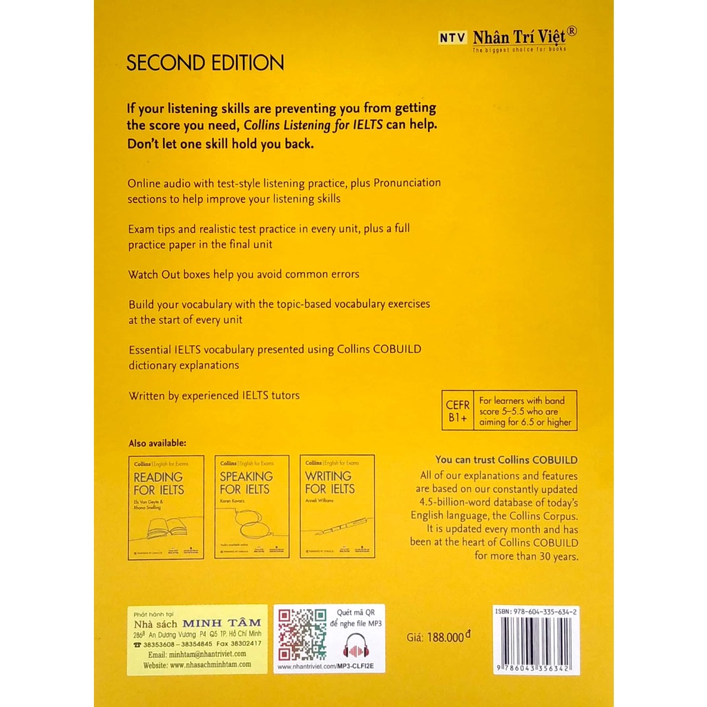 Sách Collins Listening For IELTS