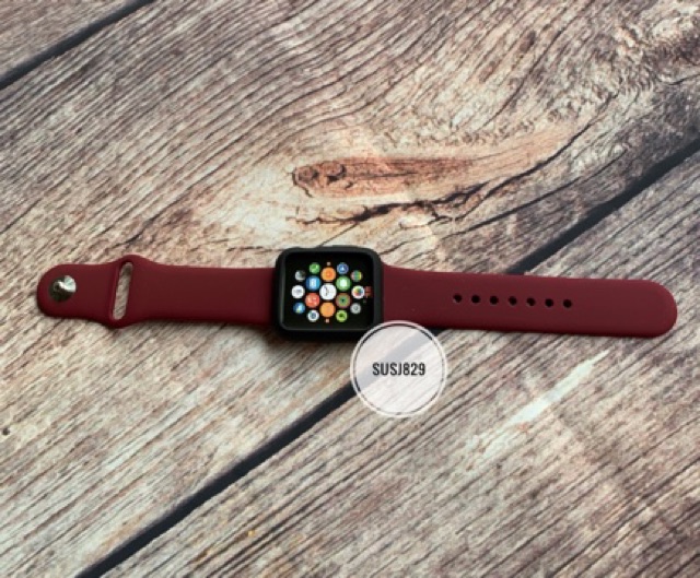 Combo dây + ốp cao su apple watch