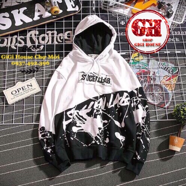 FREESHIP 50k - Áo Khoác Hoodie trắng đep cự kun | BigBuy360 - bigbuy360.vn