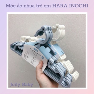Móc áo mỏng trẻ em Hara Inochi - Set 10 móc quần áo trẻ em hara inochi