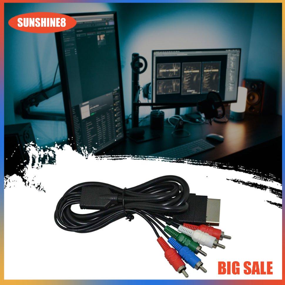 【SUN】1080P Component TV RCA AV Video Cable For HDTV Xbox Audio Cable Adapter
