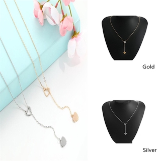 Love Pendant Heart Buckle Necklace Ladies Fashion Necklace Alloy Jewelry Clavicle Chain