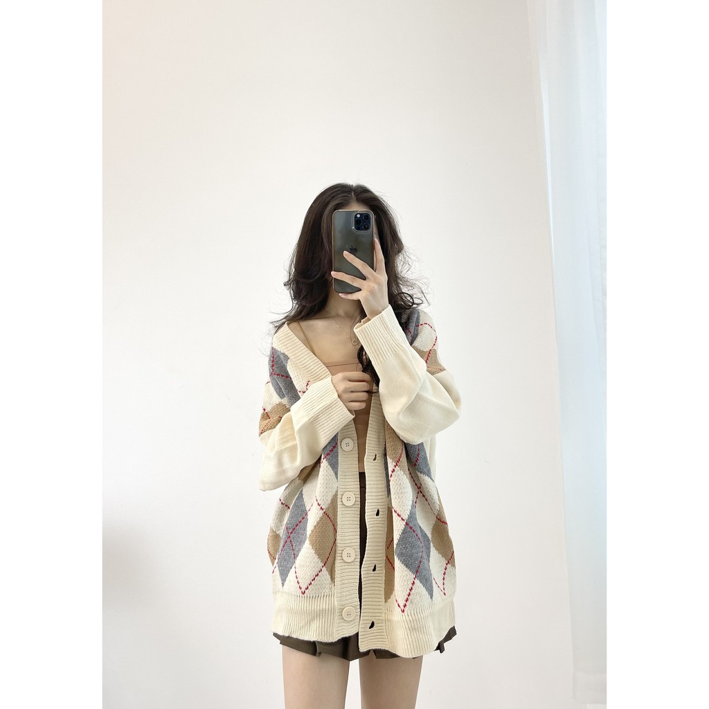 (FREESHIP) Áo khoác len cardigan chất dày hàng quảng châu cao cấp Miho house