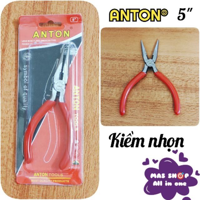 Kiềm Mỏ (Mũi) Nhọn - ANTON® / Chất liệu thép Chrome Vanadium cao cấp