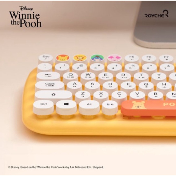 DISNEY Bàn phím không dây hình Winnie The Pooh
