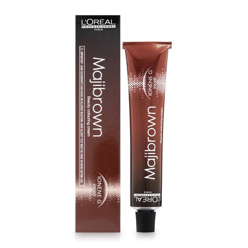 Thuốc nhuộm tóc phủ bạc màu nâu olive L'Oreal Majibrown Olive Brown B5.07 50ml