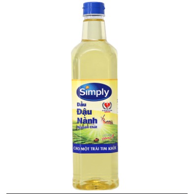 Dầu đậu nành Simply nguyên chất 1 lít