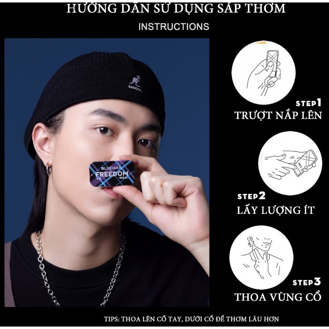 Nước Hoa Khô Cho Nam BLUEMAN Chính Hãng Thơm Lâu | BigBuy360 - bigbuy360.vn