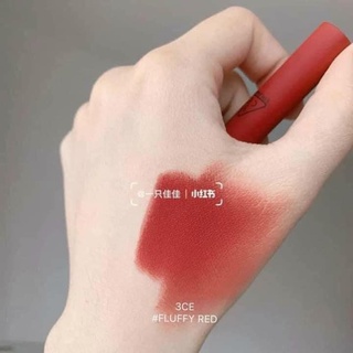 son 3CE Fluffy Red đỏ đất