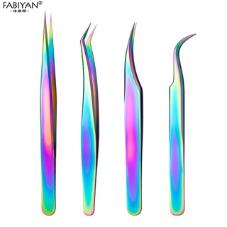  Nhíp nối mi nam châm FABIYAN gắn lông mi giả bằng thép không gỉ tiện lợi 