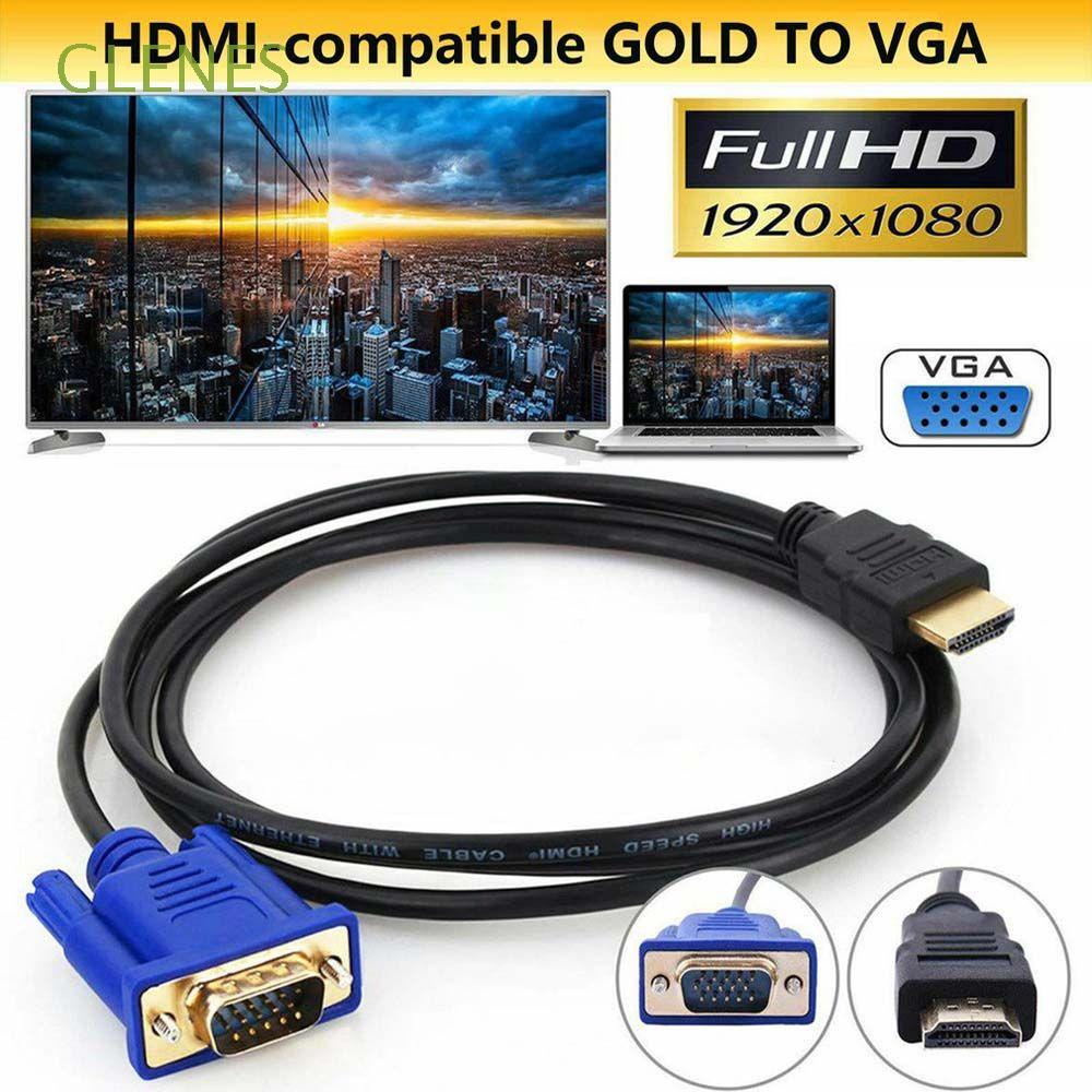 Cáp chuyển đổi HDMI sang VGA 1080P VGA 15 Pin HD cho TV DVD BOX HDMI