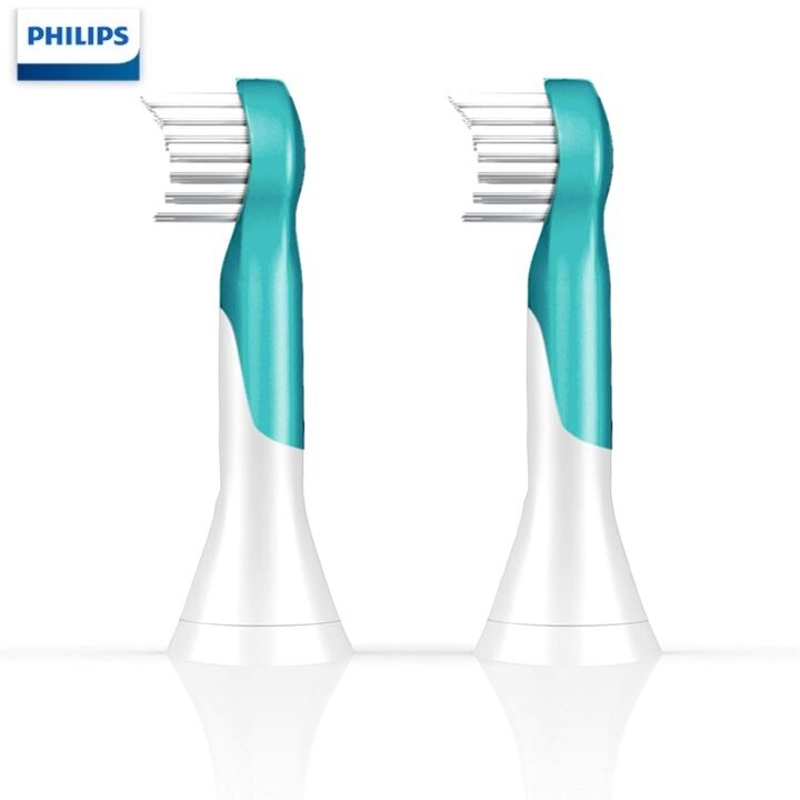 Bộ 2 đầu bàn chải đánh răng điện trẻ em cao cấp. Thương hiệu cao cấp Philips - HX6032