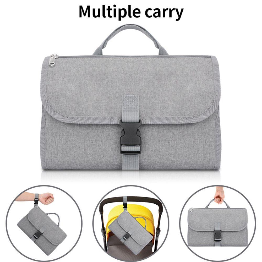 Aaron1 Túi Đựng Tã Em Bé Chống Thấm Nước Thay Đổi Màu Sắc Tiện Dụng