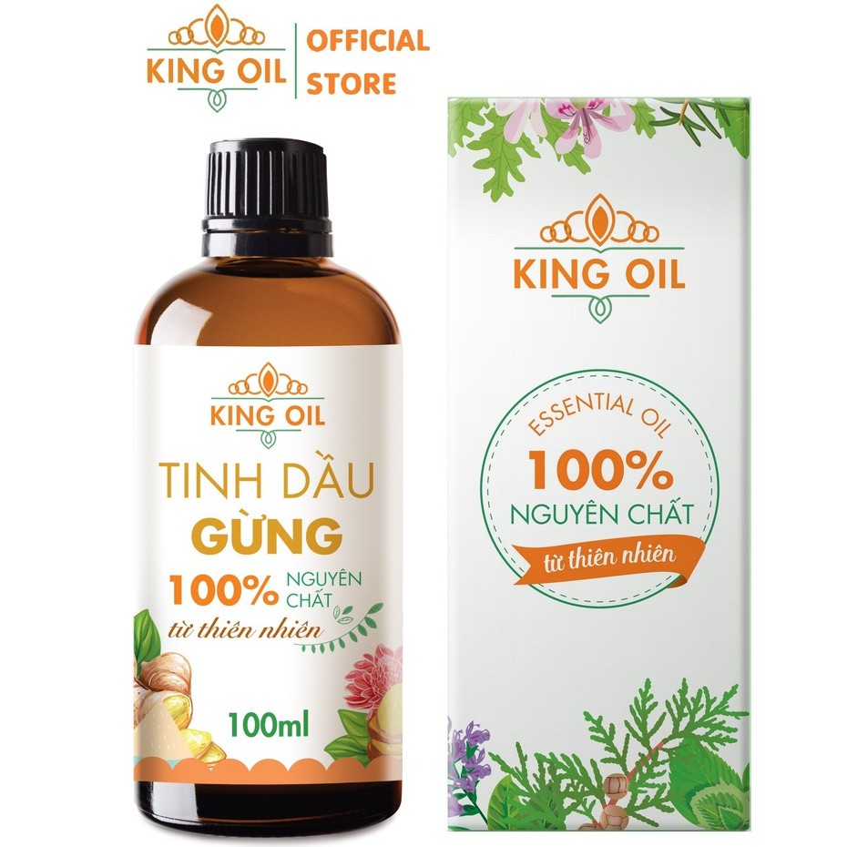 Tinh dầu Gừng nguyên chất Organic từ thiên nhiên - KingOil