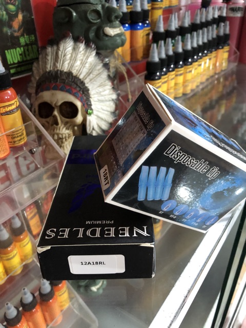 50 Kim xăm+ ngòi nhựa size 11-15