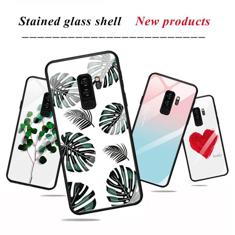 Ốp điện thoại kính cường lực chất lượng cao cho Samsung Galaxy S9 S8 Plus Note 8