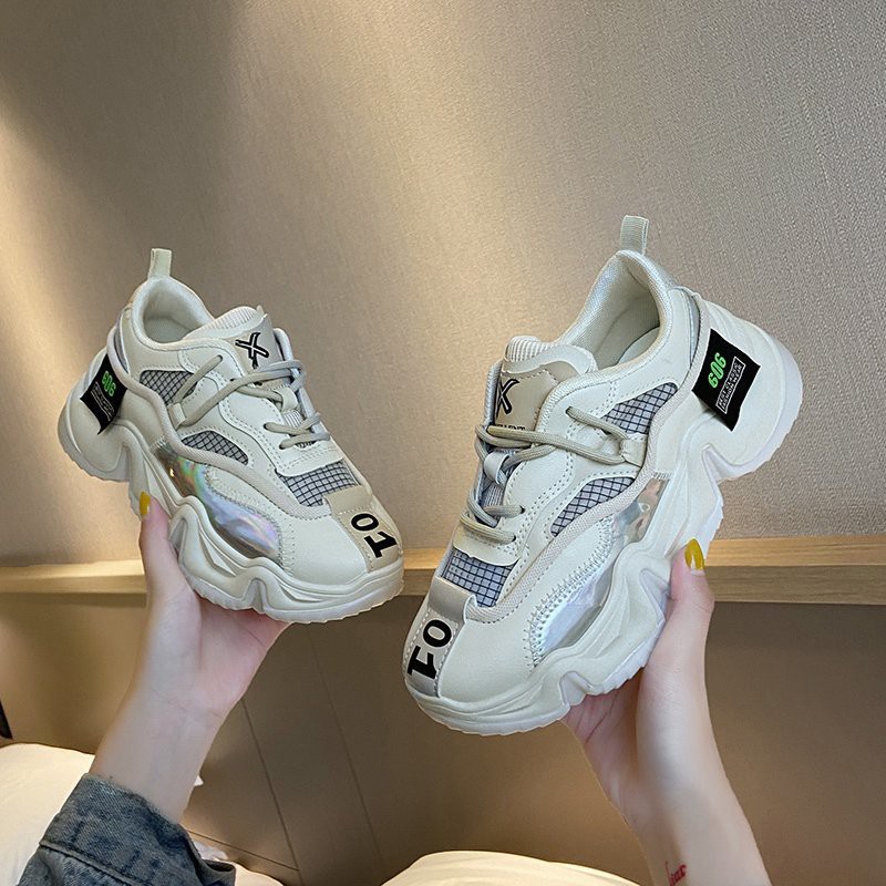 Giày nữ Sneaker X đế độn 3 phân thể thao [ẢNH THẬT + FREESHIP]