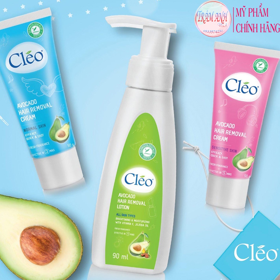 Kem Bơ Tẩy Lông CLEO Cho Da Nhạy Cảm 25gr / 50gr