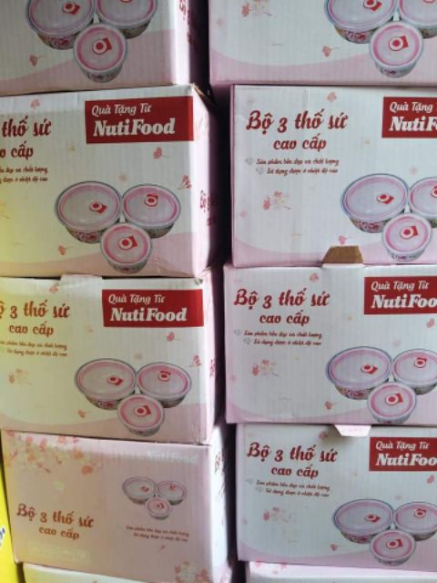 Bộ 3 thố sứ km NutiFood