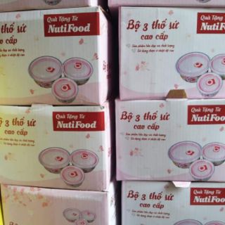 Bộ 3 thố sứ km NutiFood