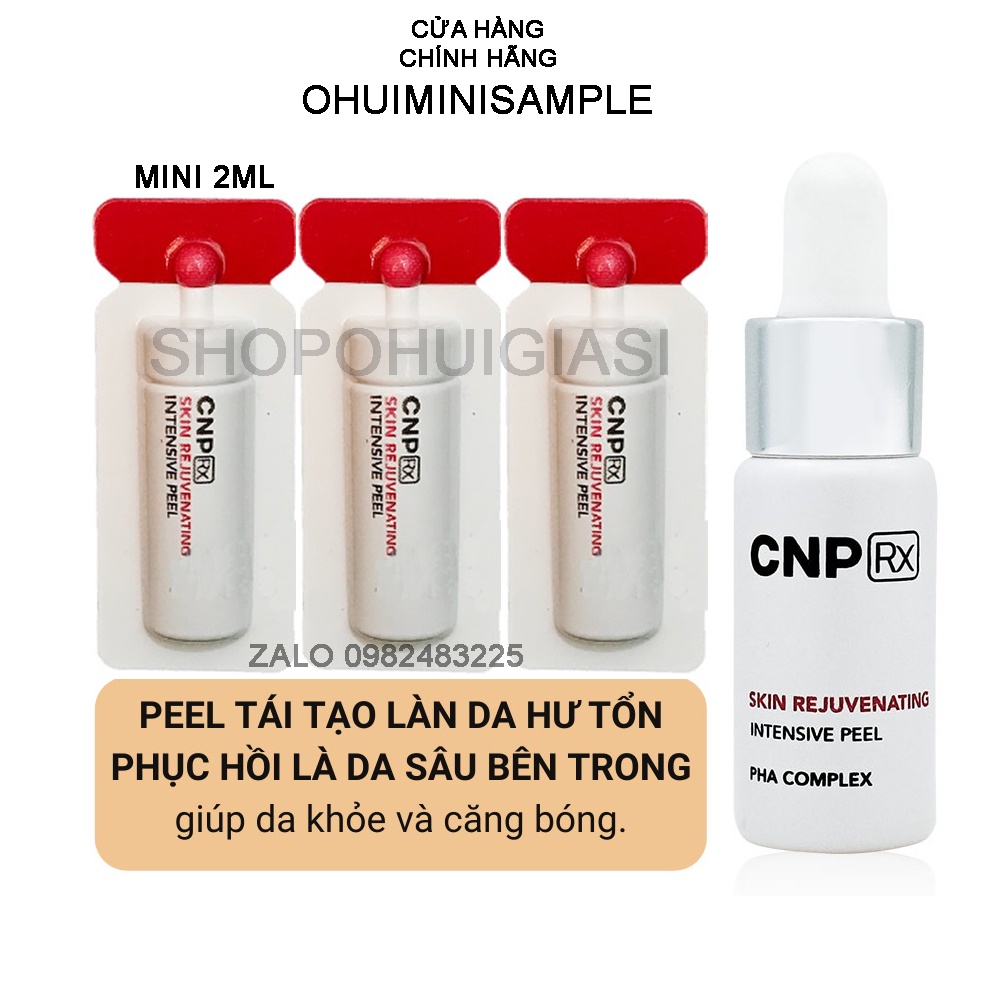[2ml] Ống Sample Peel da CNP Rx Skin Rejuvenating Intensive giúp tái tạo da chuyên sâu, làm trắng và siêu căng bóng da
