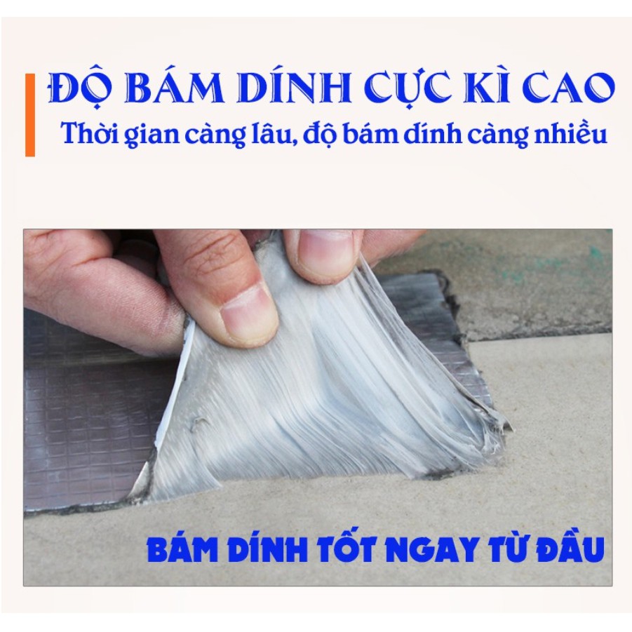 Băng Keo Dính Chống Thấm Sakyse, Công Nghệ Nhật Bản, Băng Keo Siêu Dính Chống Thấm Tuyệt Đối 10cmx5cm