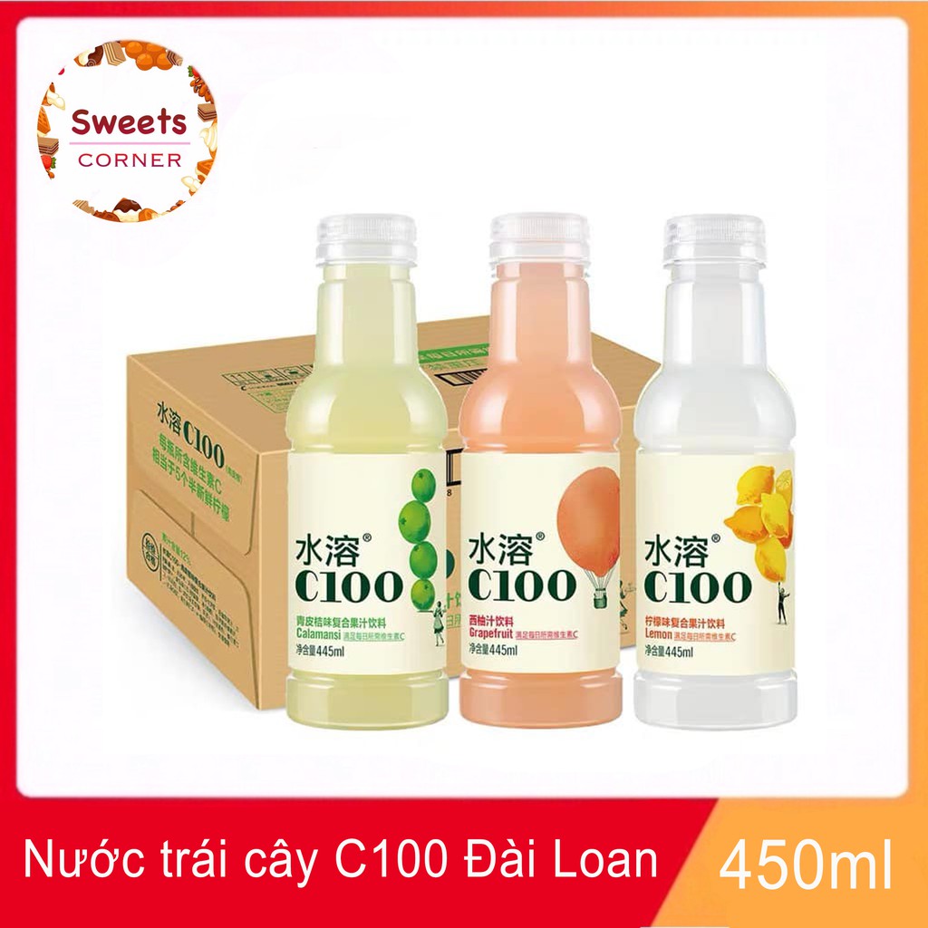 Nước bổ sung Vitamin C100 Nongfu Đài Loan 450ml (3 vị)