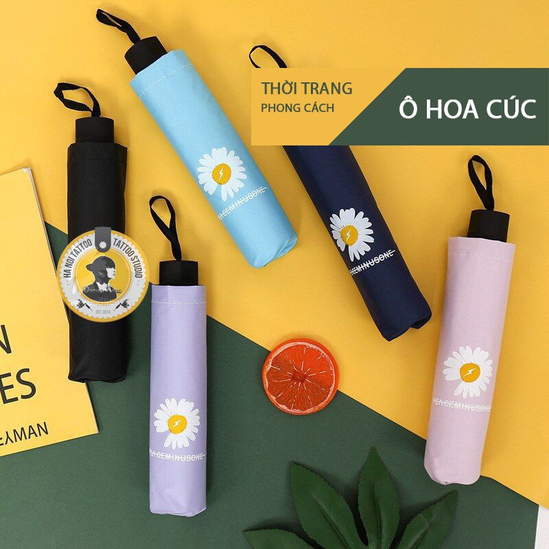 Ô dù hoa cúc Ô dù che nắng che mưa Ô dù chống tia UV Ô DÙ HOA CÚC-K481