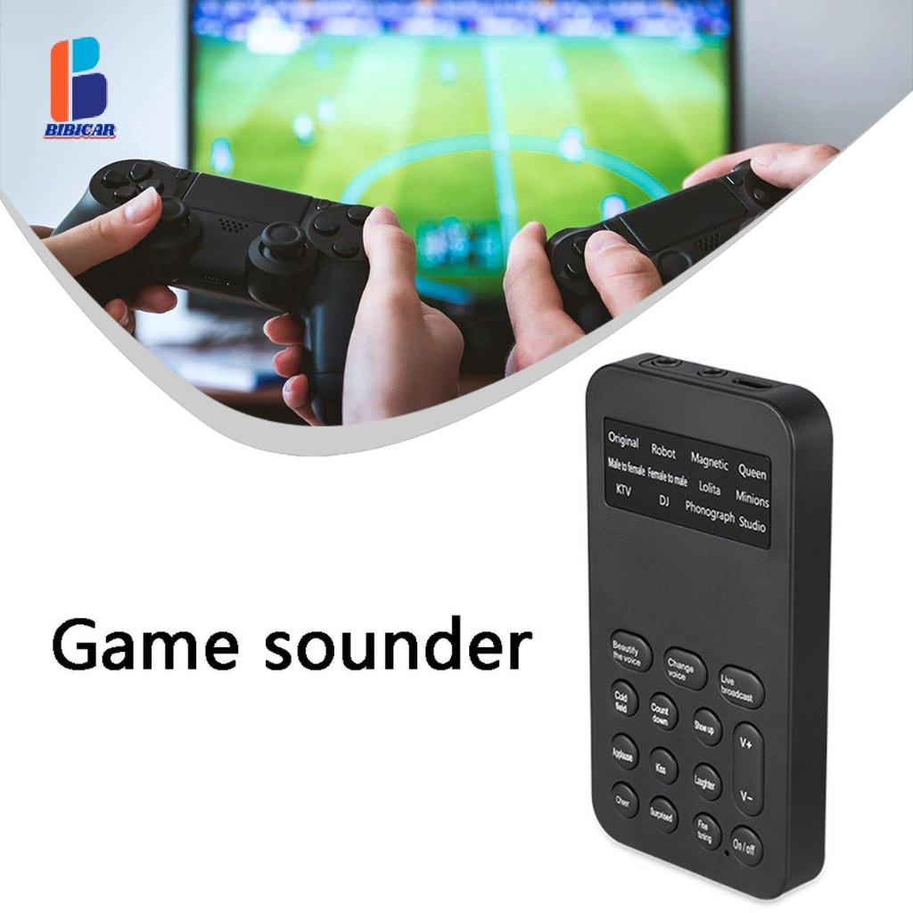 Bộ thay đổi giọng nói chuyên nghiệp Card âm thanh mini đa năng cho máy tính di động thoại