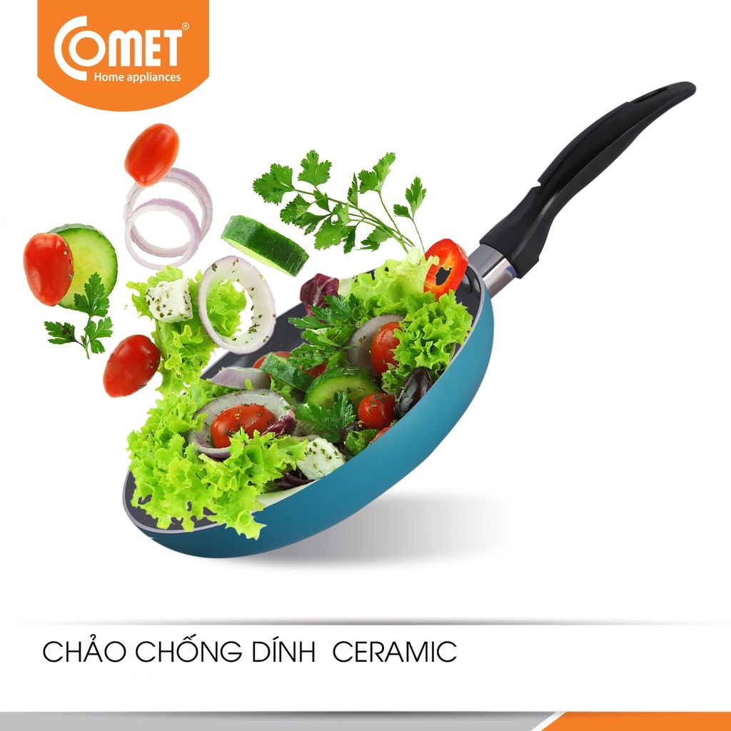 Combo chảo chống dính Ceramic COMET - CH10 - 20&amp;26