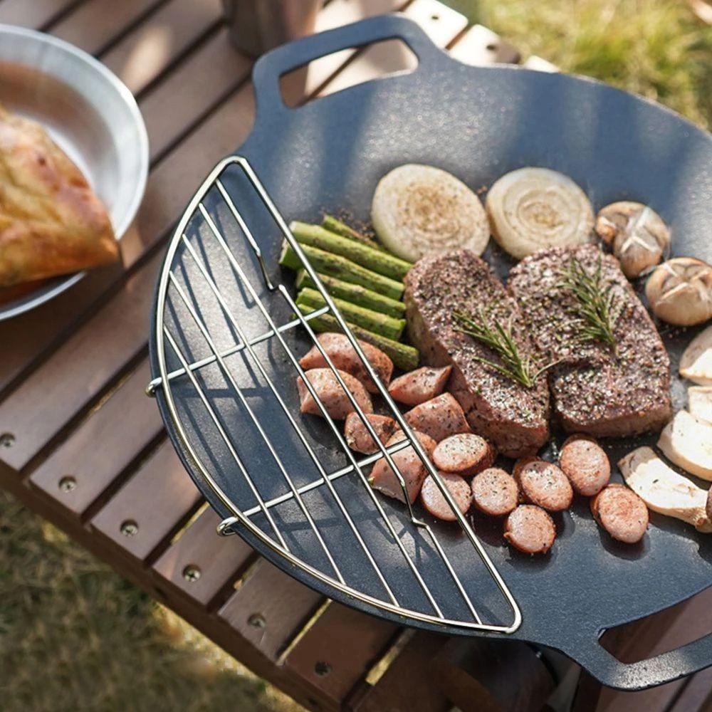 Vỉ nướng BBQ YIYU dạng lưới tiện dụng cho hoạt động ngoài trời