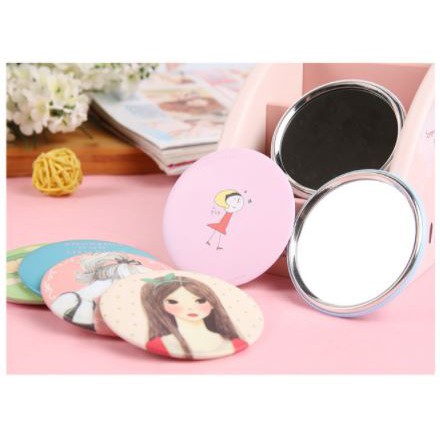 Gương cầm tay mini phong cách Hàn Quốc