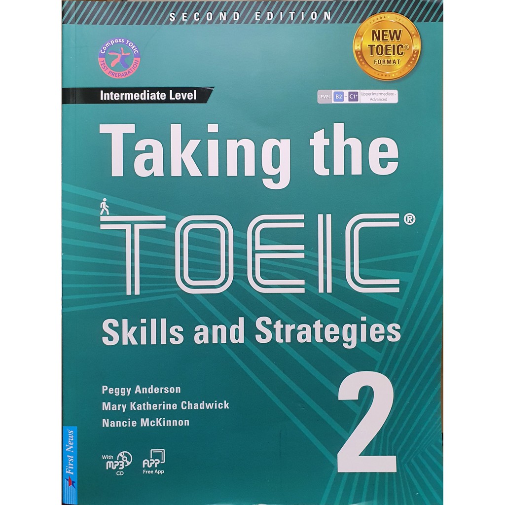 Sách - Combo 2 Cuốn Taking The TOEIC - Skills and Strategies 1 + 2 (Kèm 1MP3)