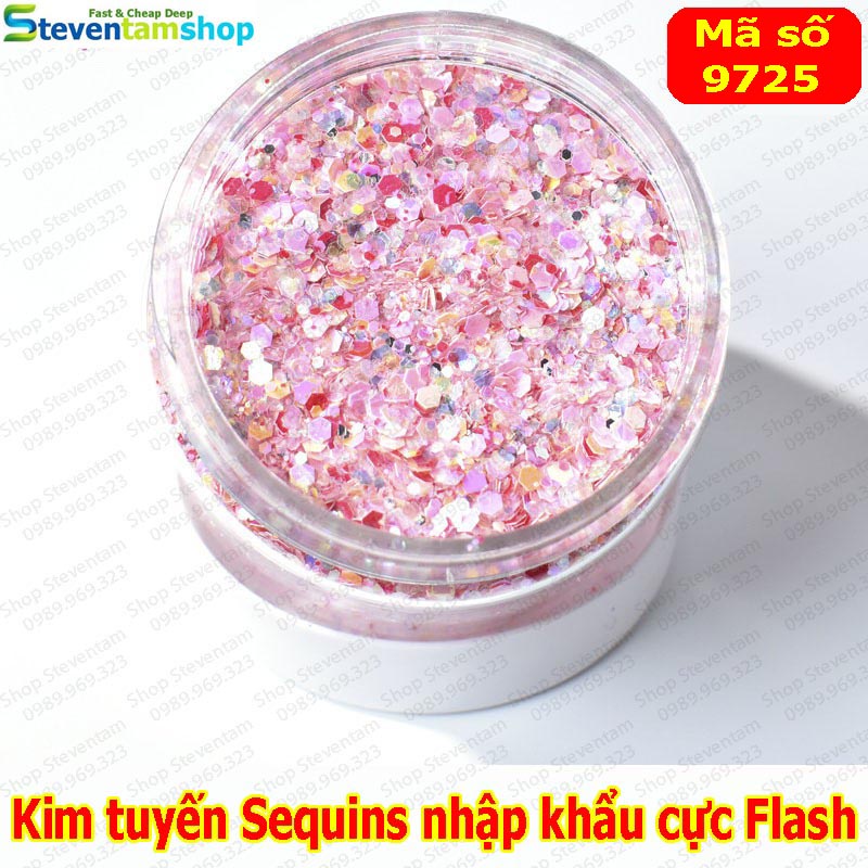 Kim tuyến Sequins siêu Flash mã 9725