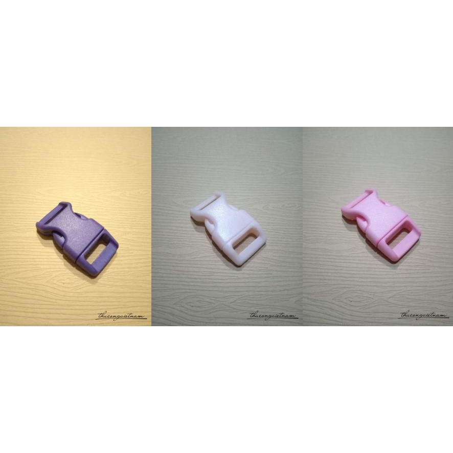 Khóa paracord nhựa cong 2cm